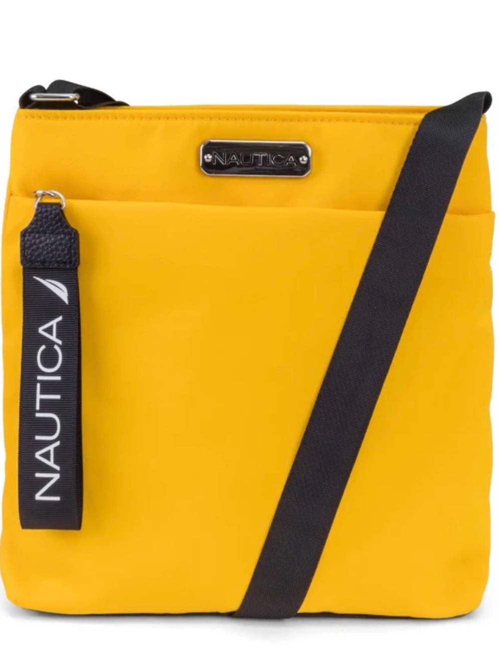 Nautica Yellow Crossbody with Blue Strap